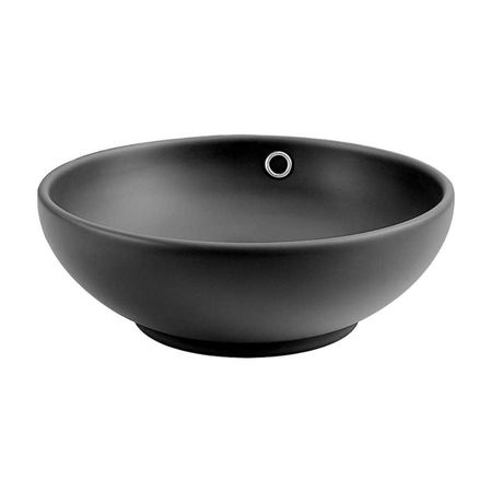 Bowl de baño Bali Matte Grafito Black con rebose