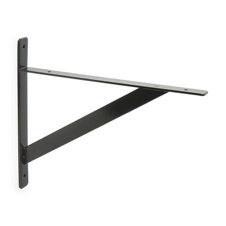 Soporte de repisa Reforzado 30cm Negro Prat-K