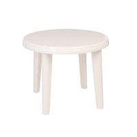 Mesa de plástico Chaquira Blanca 93.3cm Reyplast