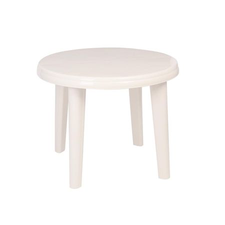 Mesa de plástico Chaquira Blanca 93.3cm Reyplast