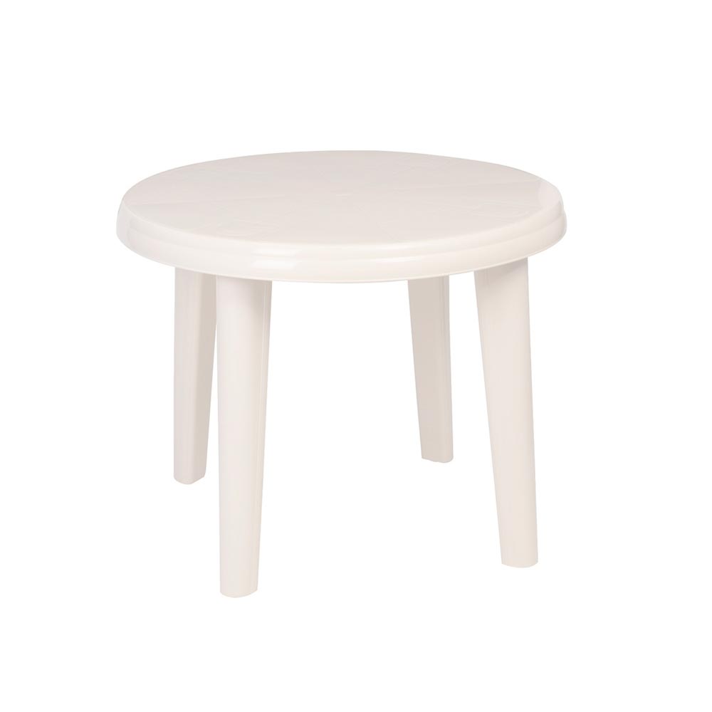 Mesa de plástico Chaquira Blanca 93.3cm Reyplast