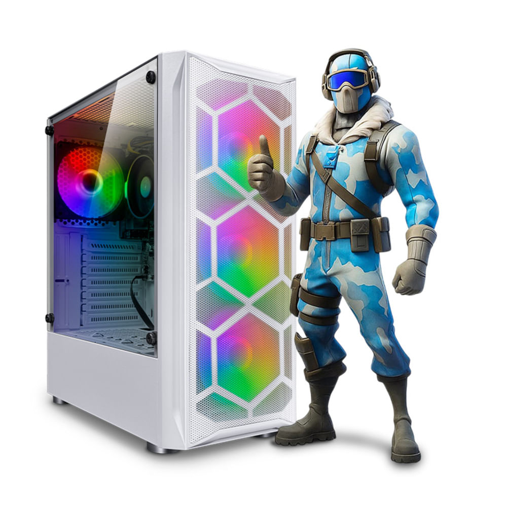 CPU Gamer AMD Ryzen 7 5700G 16gb 500GB Mipclista ryzen WHITE COMPUTADORA