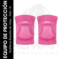 Rodilleras Rosadas de Voley - Talla : M