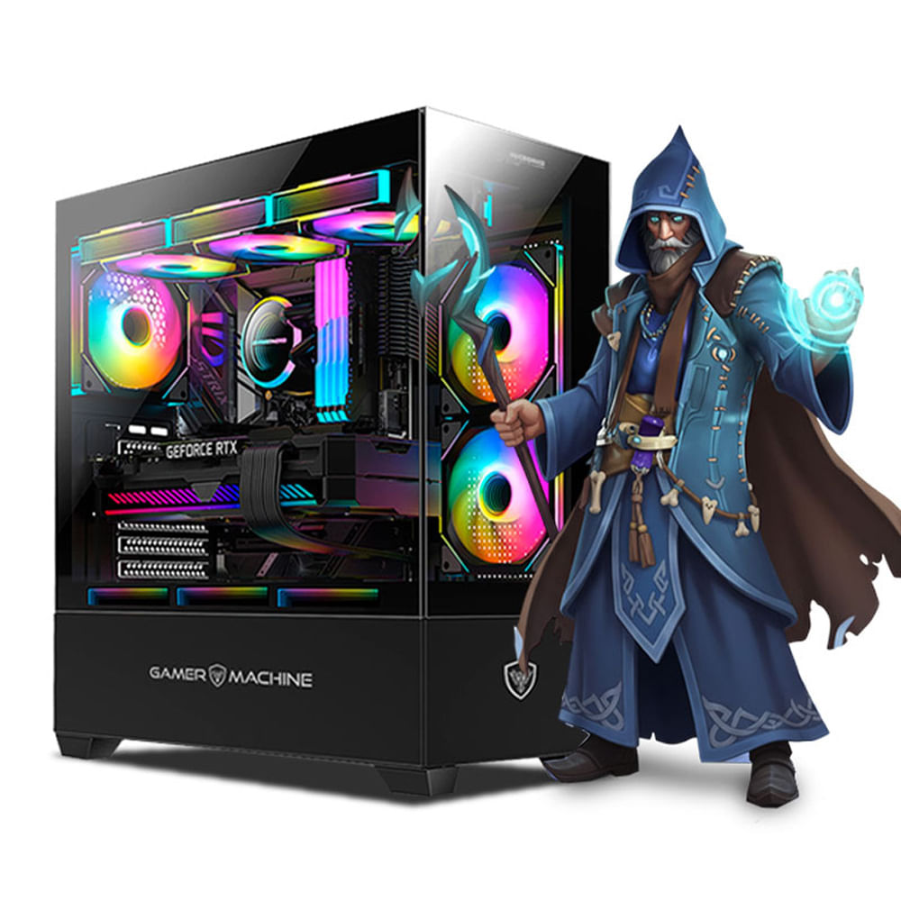 CPU GAMER RYZEN 9 7900X 32GB DDR5 1TB RTX5060TI 8GB RGB MI PC LISTA COMPUTADORA