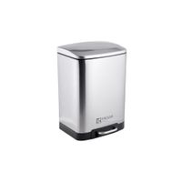 Papelera 3Lt Inox C/Pedal(18X16.5X26Cm) - Facusa 984070301 E