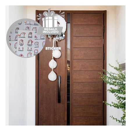 Corona de Adviento Bonito en Blanco Y+Regalo Stickers