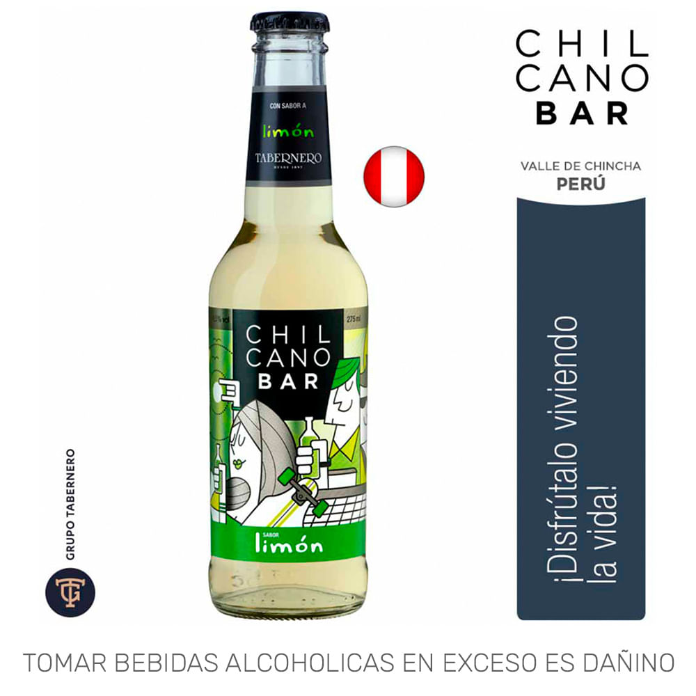 Ready To Drink (RTD) CHILCANO BAR Tabernero Limón Botella 275ml