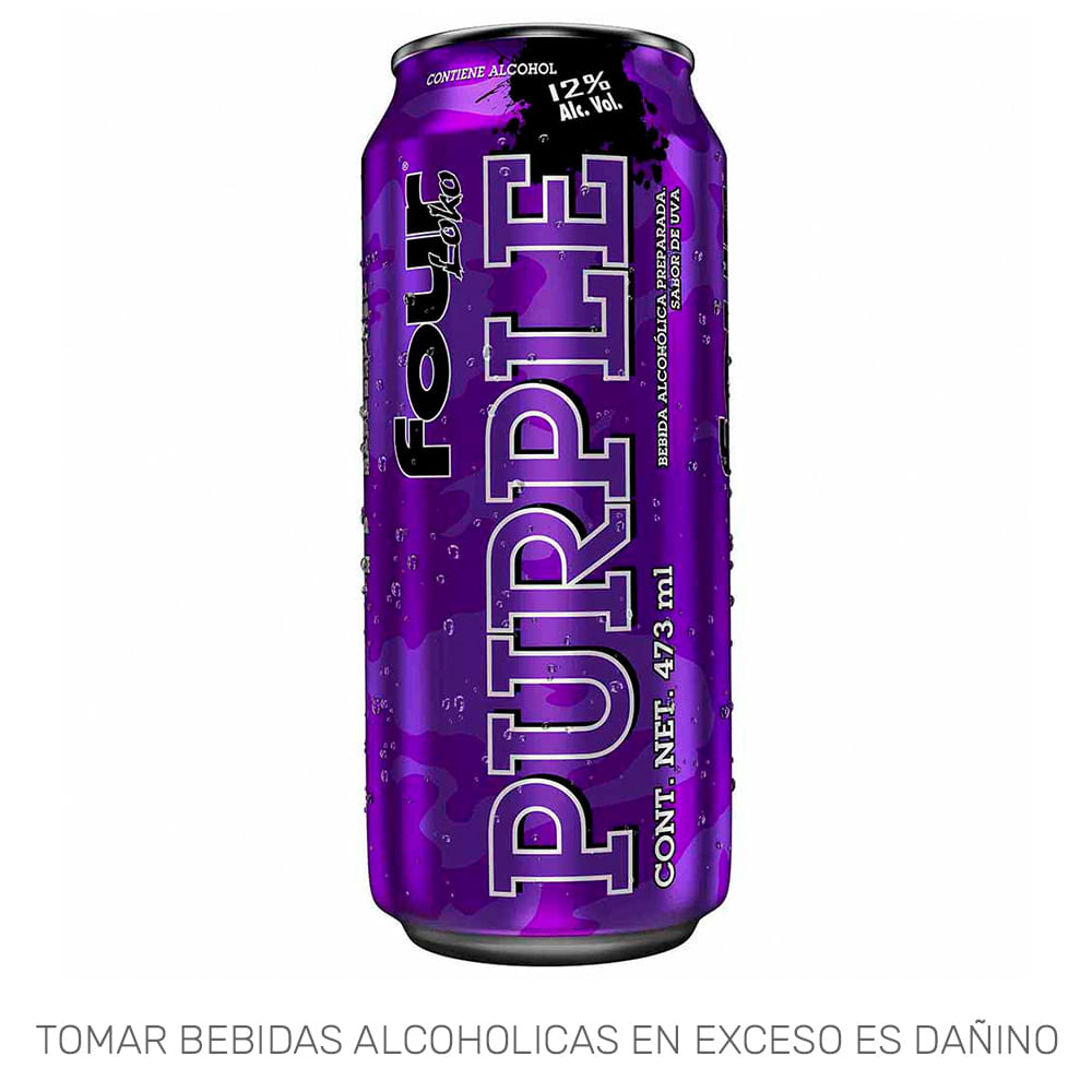 Ready To Drink (RTD) FOURLOKO Purple Lata 473ml
