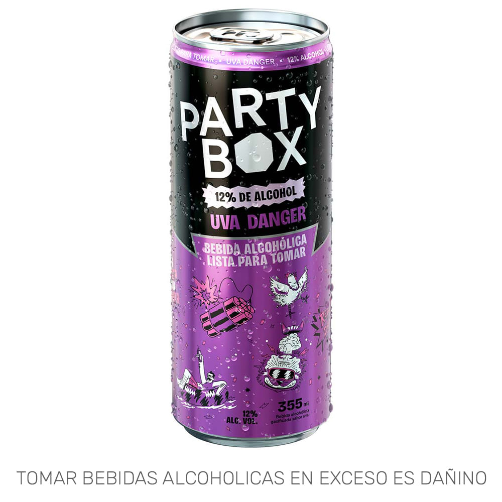 Ready To Drink (RTD) PARTY Uva Danger Lata 355ml