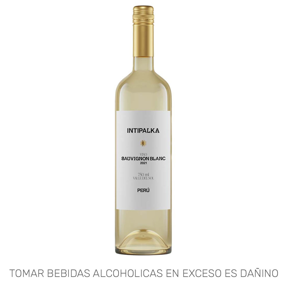 Vino Blanco INTIPALKA Sauvignon Blanc Botella 750ml