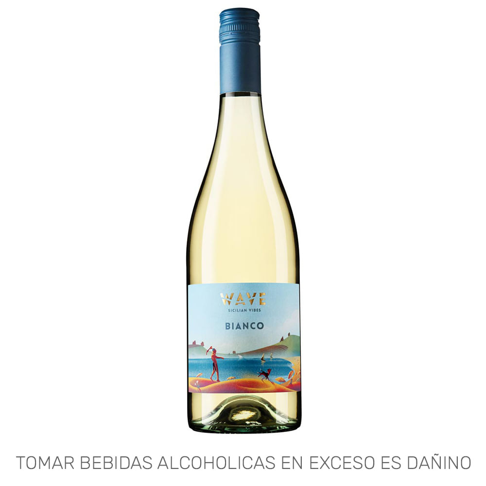 Vino Blanco WAVE Botella 750ml