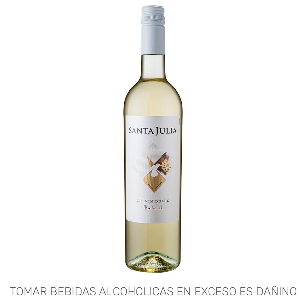 Vino Blanco SANTA JULIA Dulce Natural Chenin Blanc Botella 750ml