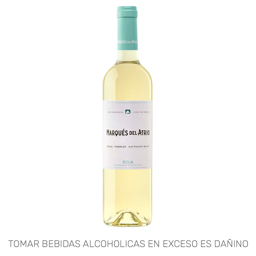 Vino Blanco MARQUÉS DEL ATRIO Rioja Botella 750ml