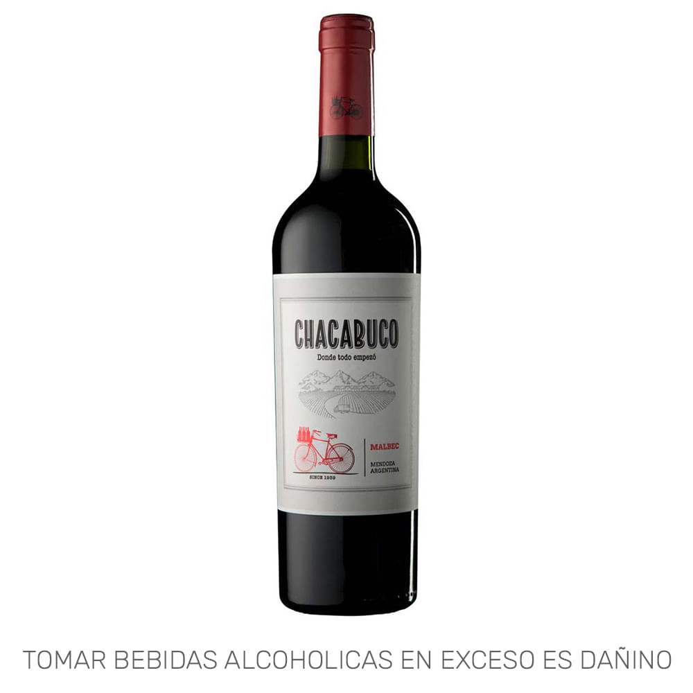 Vino CHACABUCO Malbec Botella 750ml