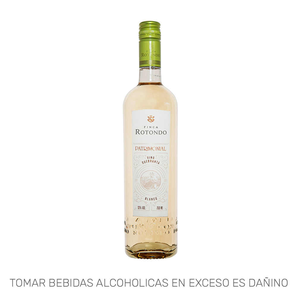 Vino Blanco FINCA ROTONDO Patrimonial Quebranta Botella 750ml