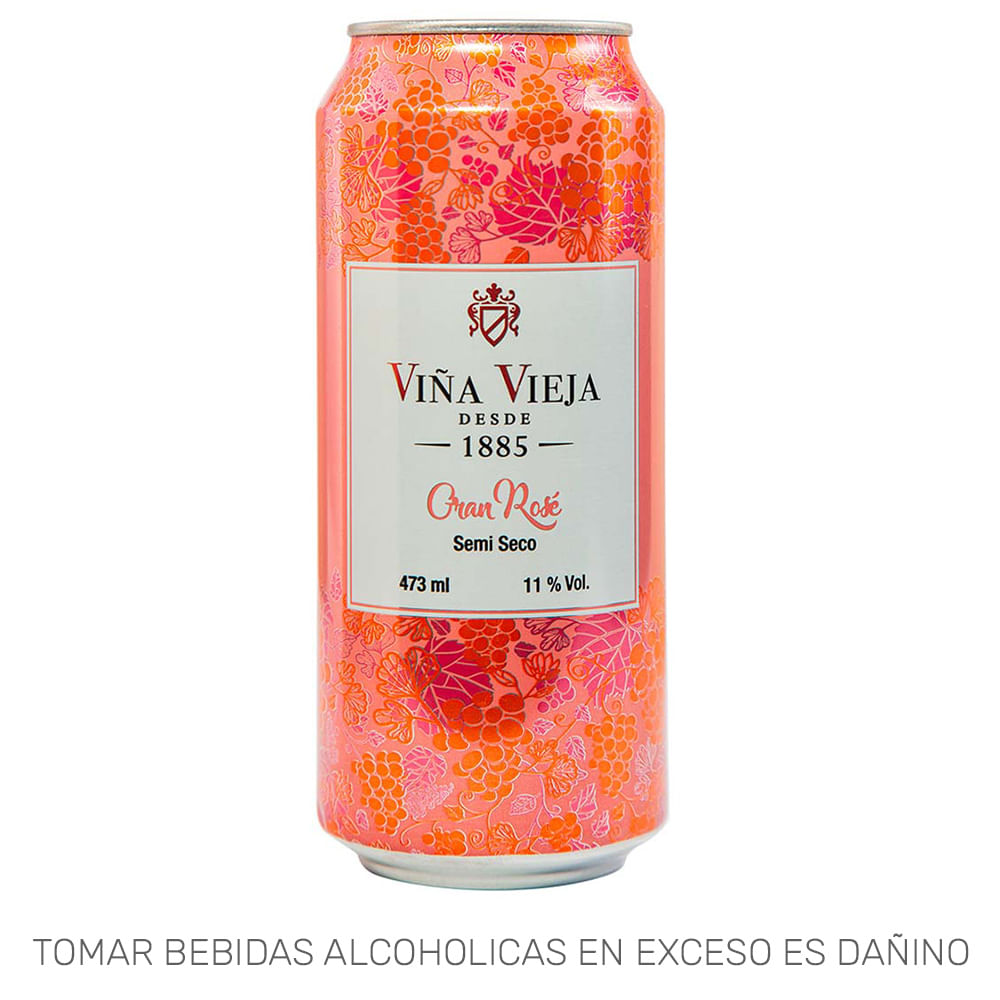 Vino gan Rosé Viña Vieja Lata 473ml