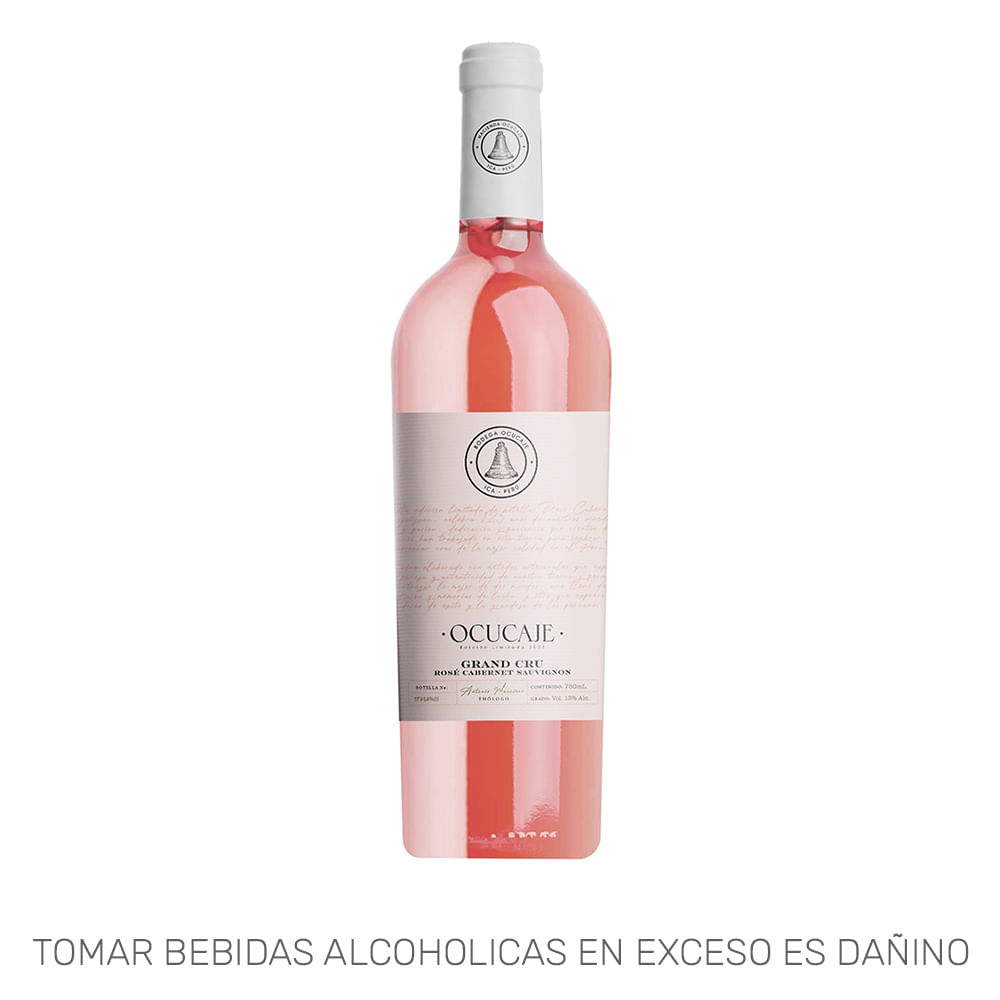 Vino Rosé OCUCAJE Cabernet Sauvignon Joven Botella 750ml