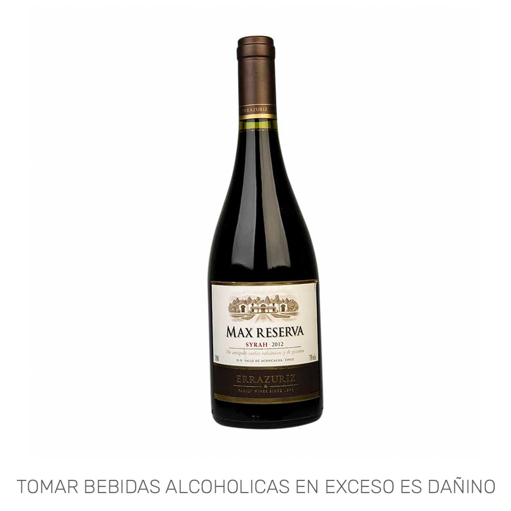 Vino Tinto ERRAZURIZ Max Reserva Shiraz Botella 750ml