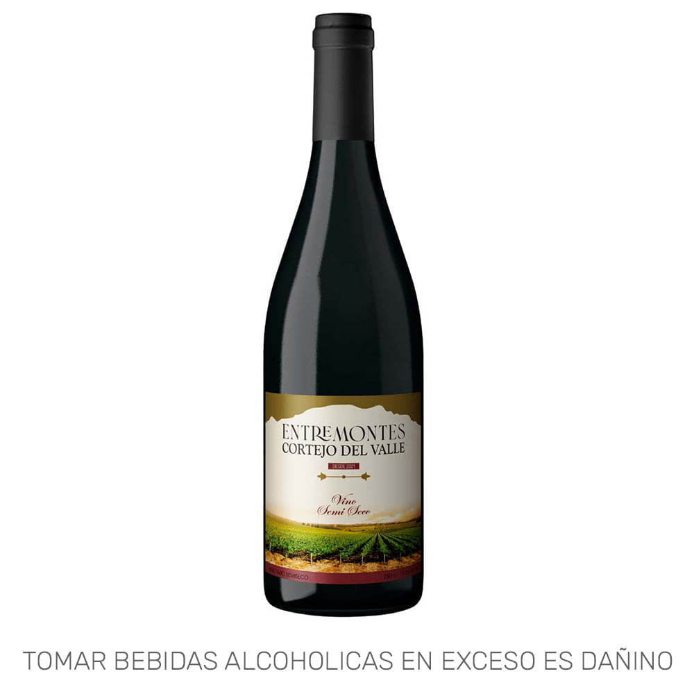 Vino Tinto ENTREMONTES Blend Botella 750ml