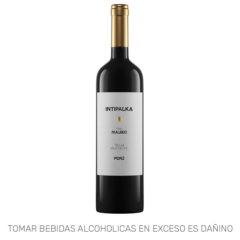 Vino Tinto INTIPALKA Malbec Botella 750ml