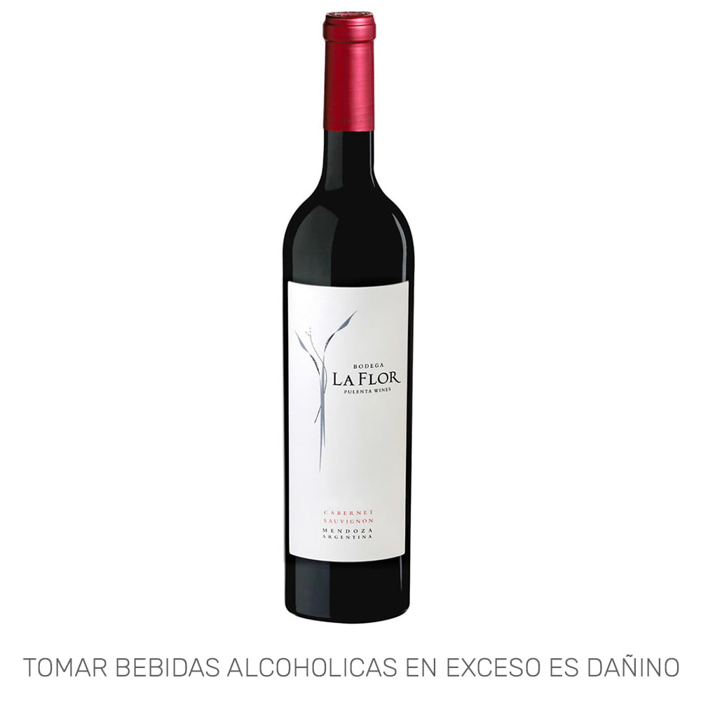 Vino Tinto PULENTA La Flor Cabernet Sauvignon Botella 750ml