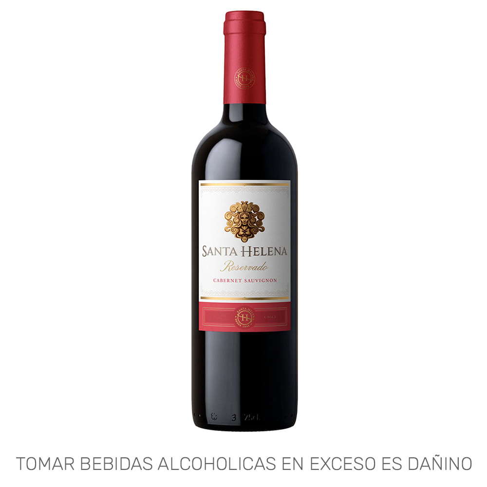 Vino Tinto Cabernet Sauvignon Santa Helena Reservado Botella 750ml
