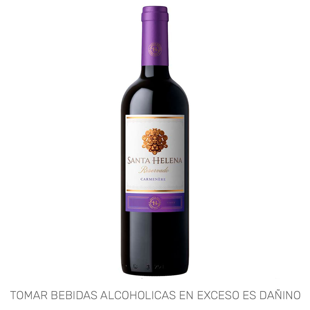 Vino Tinto SANTA HELENA Reservado Carmenére Botella 750ml