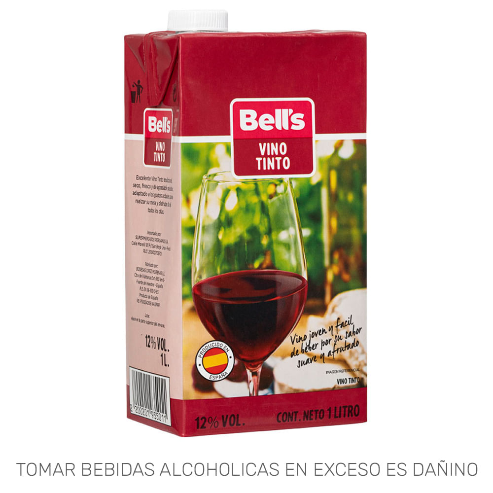 Vinto Tinto BELL'S Caja 1L