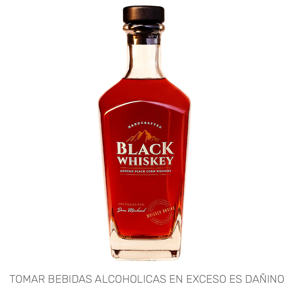 Whiskey BLACK WHISKEY Botella 700ml
