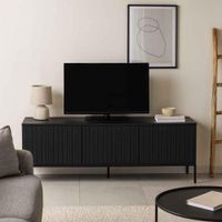Mesa de TV Acanalado Net Color Negro TU MESITA