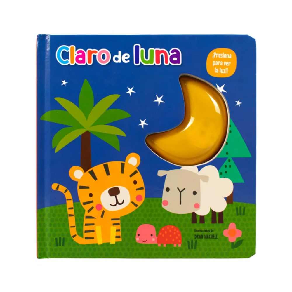 LIBRO INTERACTIVO CON LUZ - CLARO DE LUNA
