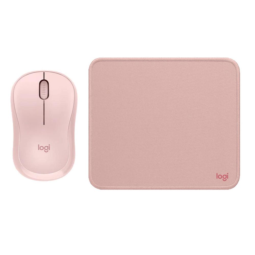 KIT LOGITECH MOUSE M240 ROSADO PAD MOUSE 20X23