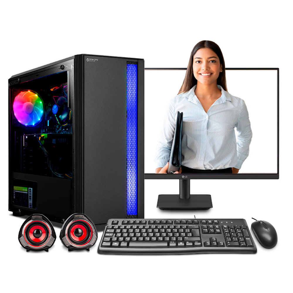 COMPUTADORA INTEL CORE I5 14400 16GB 1TB 24IPS ESCRITORIO MI PC LISTA MIPCLISTA