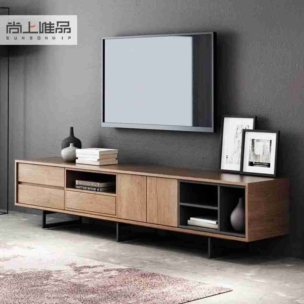 Mesa de TV Víyen con Canto Grueso Color Catania TU MESITA