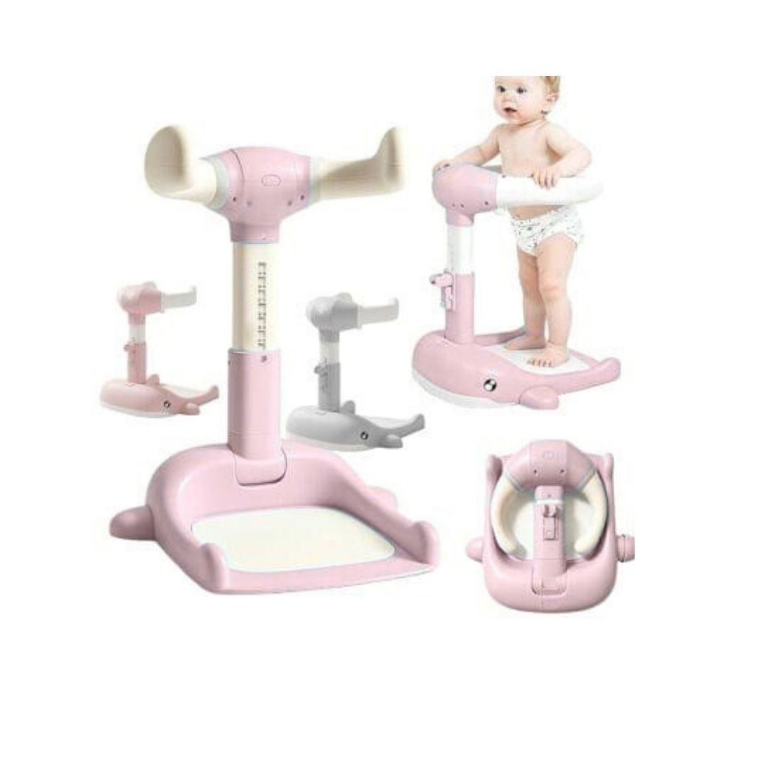 SOPORTE PARA BEBE DE DUCHA BALLENITA ROSADO