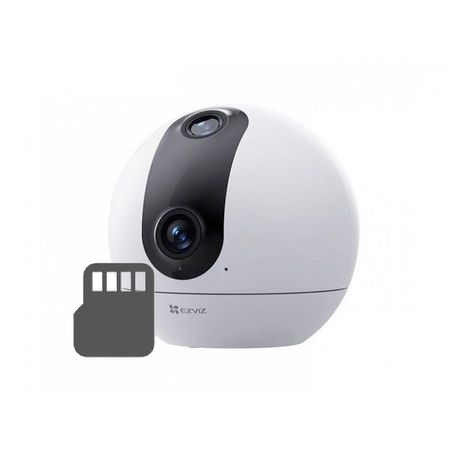 CAMARA DE SEGURIDAD CON DOBLE LENTE EZVIZ C60p DUAL MIX 2K CON  MEMORIA MICROSD 64GB DE REGALO