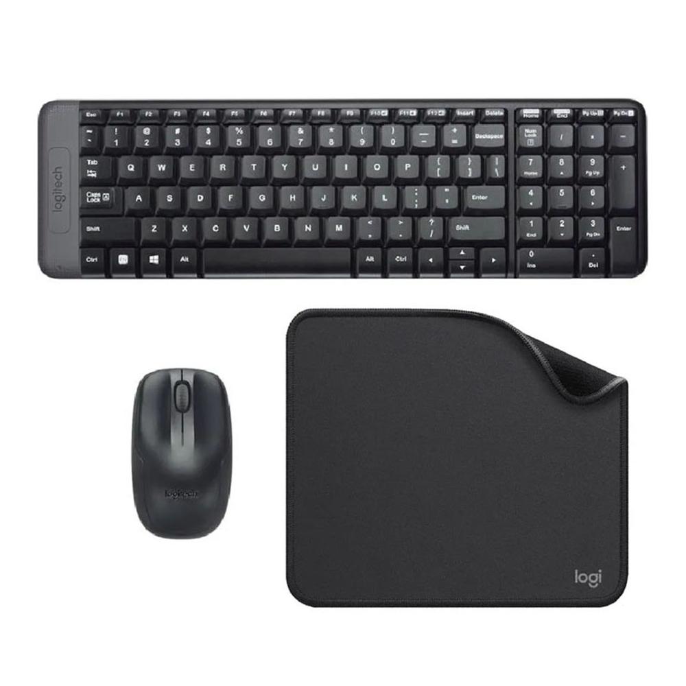 LOGITECH MK220 Y PAD MOUSE 200X230 NEGRO