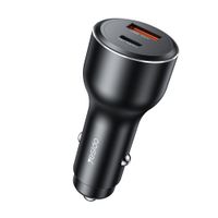 CARGADOR DE AUTO YESIDO 118W 2 PUERTOS USB TIPO-C PD Y CARGA RÁPIDA