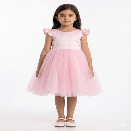 Vestido de Fiesta Rosado para niñas