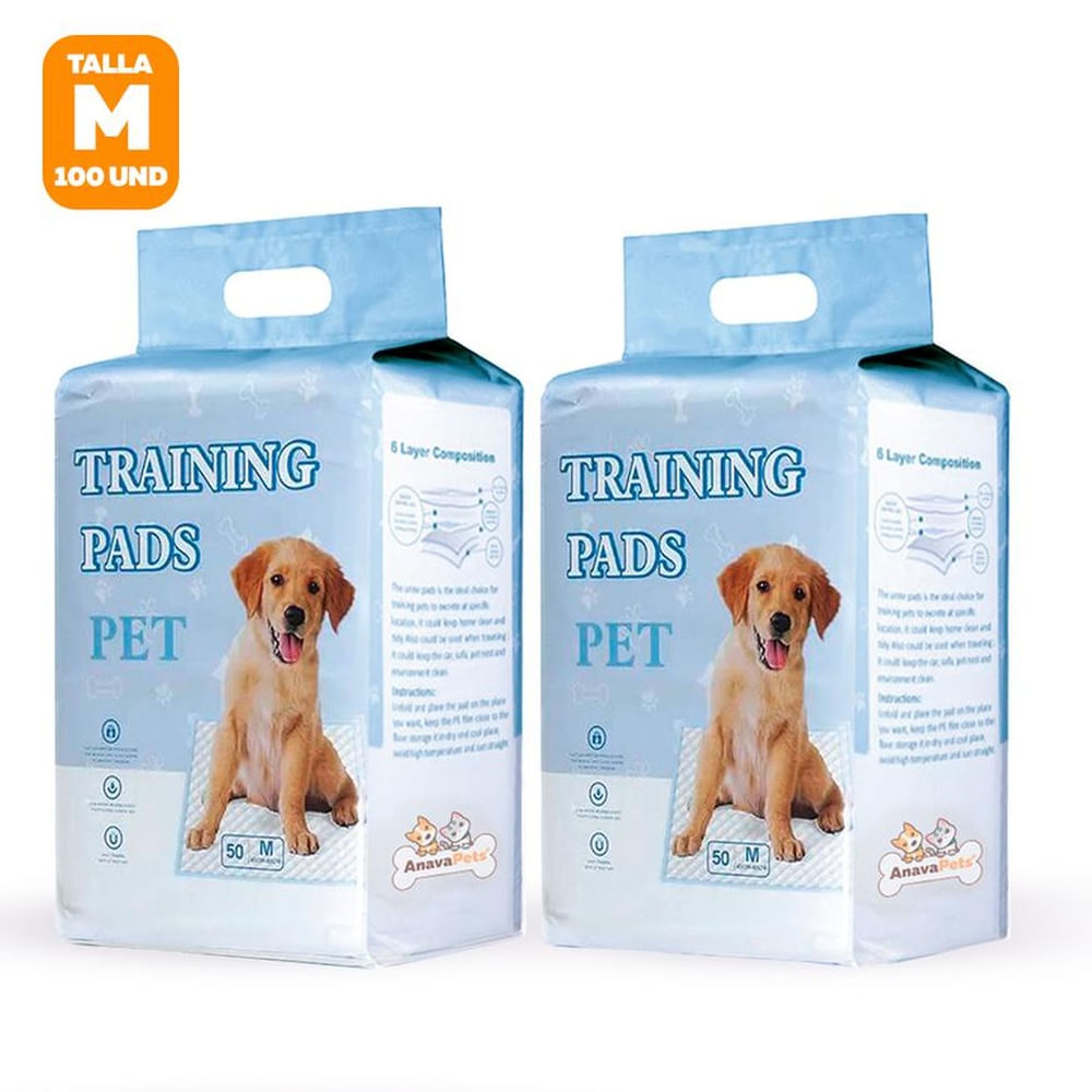 Pack De 2 Pañales de Piso Talla M 60X40 Cm