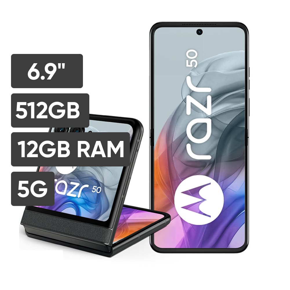 Smartphone MOTOROLA RAZR 50 6.9"" 12GB 512GB 50MP+13MP Gris