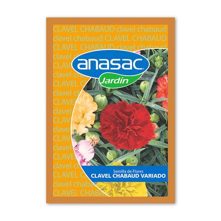 Semillas de Clavel Chabaud mix en sobre Hortus