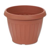 Macetero Circular Polipropileno Labrado Mediano Terracota Pica