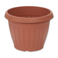 Macetero Terracota Circular Pica Labrado Pequeño
