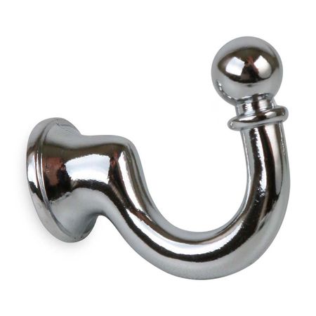 Perchero Simple Siquar de Acero Cromado Plata