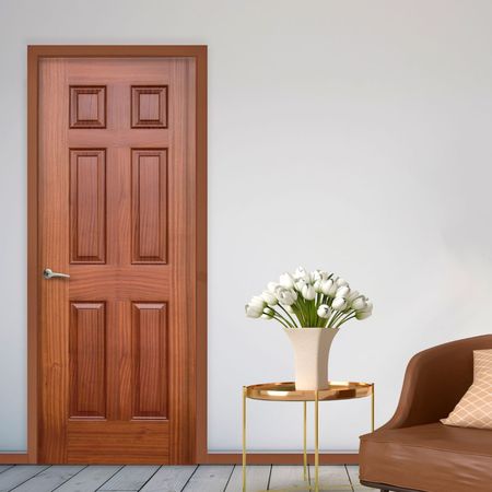 Puerta Interior Sapelli Natural Kala 40x750x2070mm Dimfer