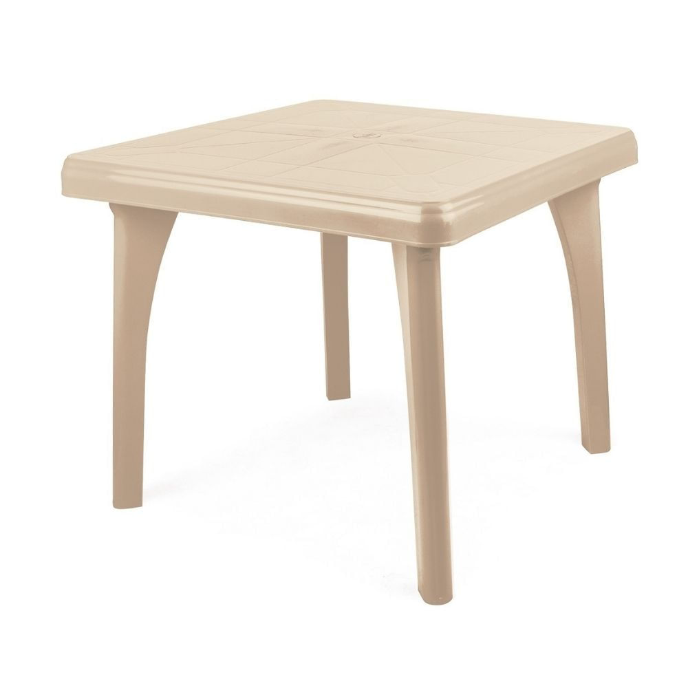 Mesa Cuadrada Plástico Reyplast Fiesta 85x85 Colores