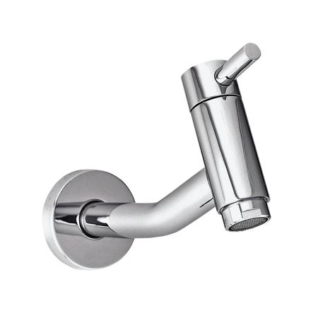 Llave de lavatorio pared Minimalista Lever Plata Vainsa