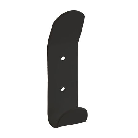 Percha de Pared Simple Negro Ducasse