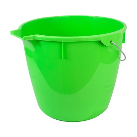 Balde Plástico Verde 13lt Basa Modelo c/pico